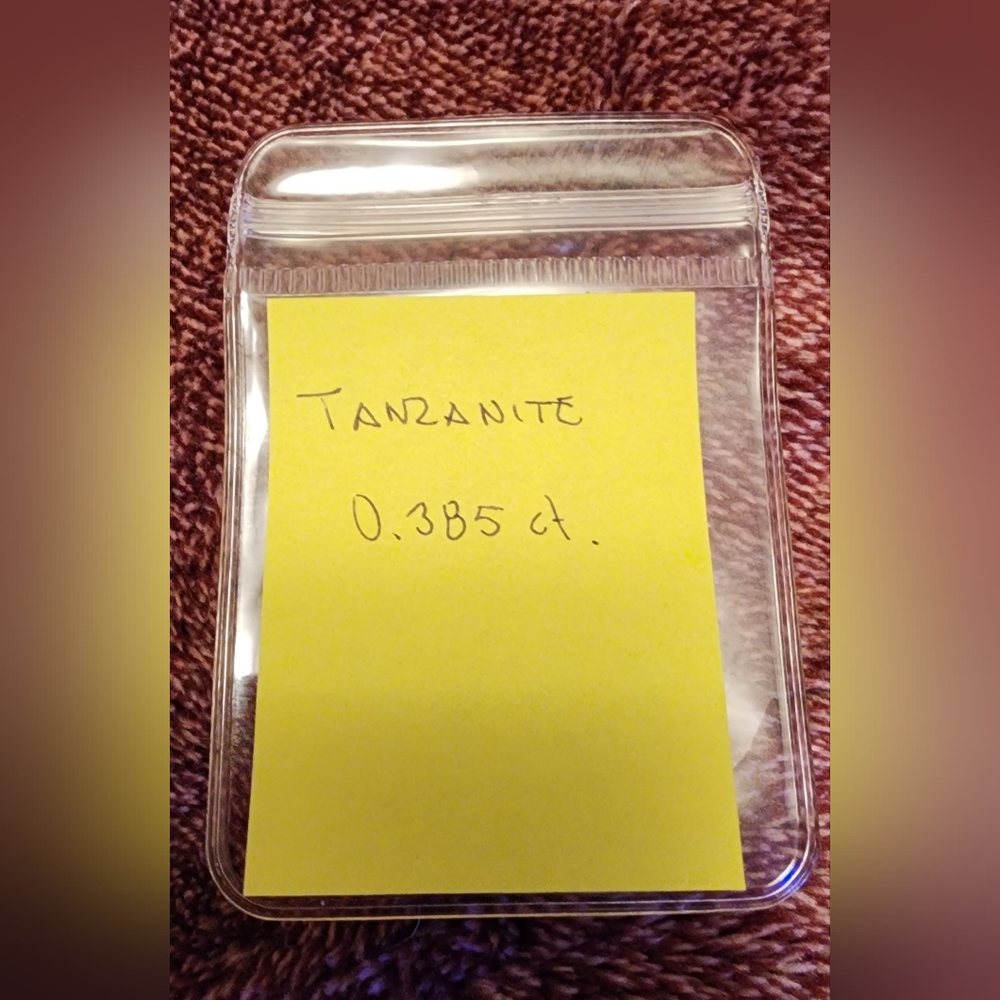 Natural loose tanzanite trillion cut gemstone
